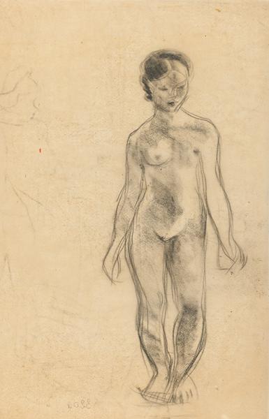 Esquisse d'un nu féminin, Indochine, circa 1930 Joseph INGUIMBERTY