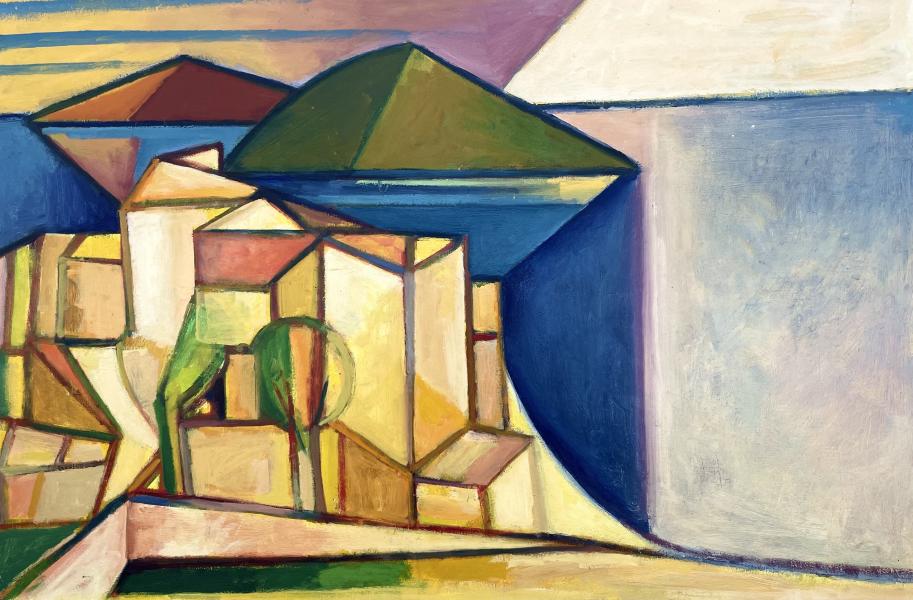 Bormes et les îles, vue des hauteurs