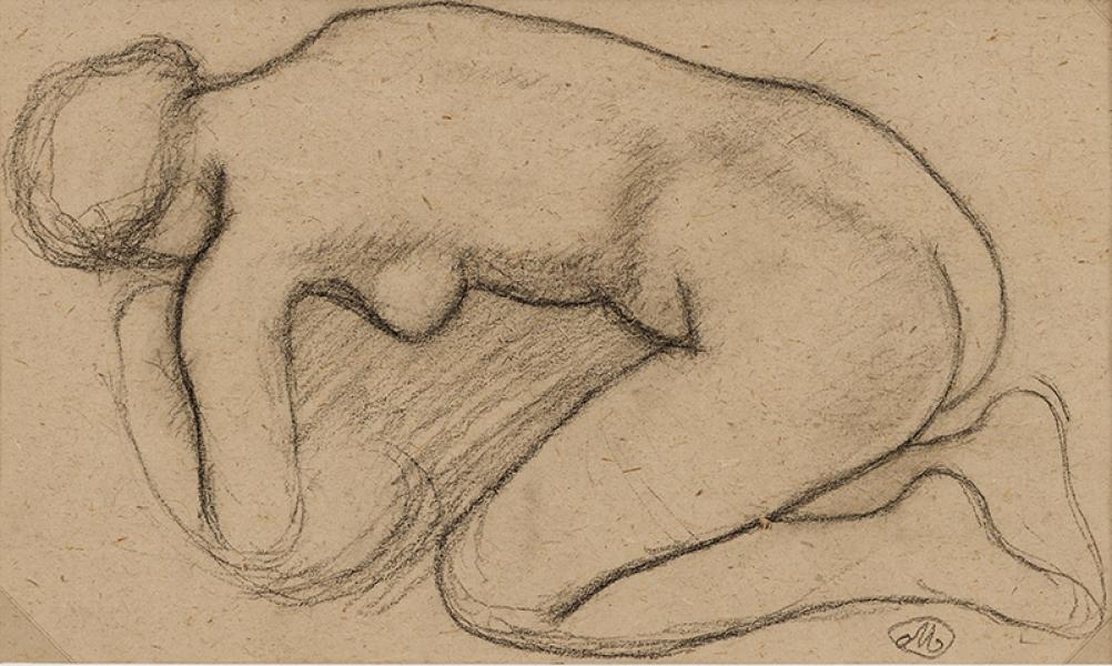 Femme nue accroupie Aristide MAILLOL